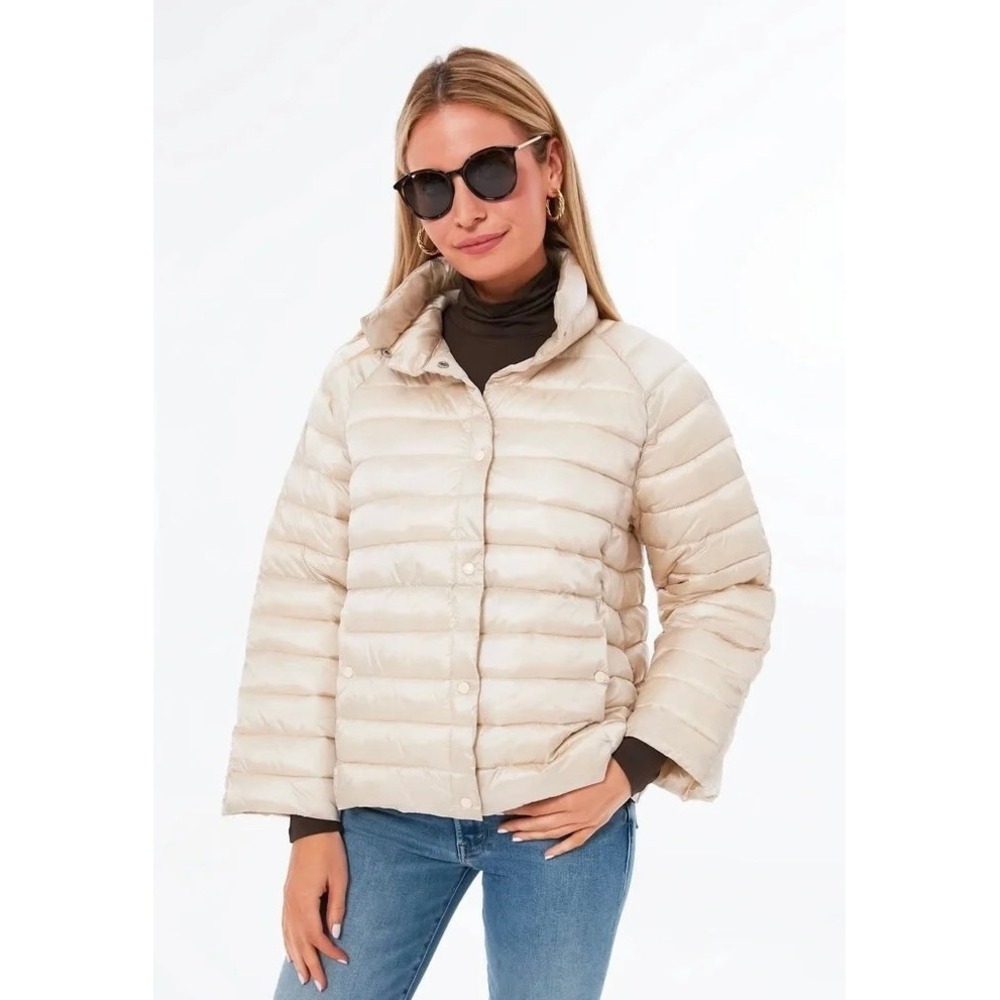 Tuckernuck POMANDER PLACE Champagne Puffer Jacket Solid X-Large